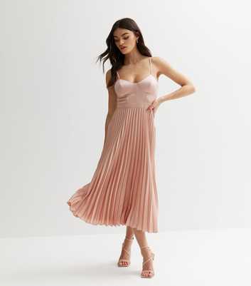 Pink Satin Dresses | New Look