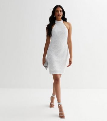Tala Sequin Dress - White – Sorelleuk