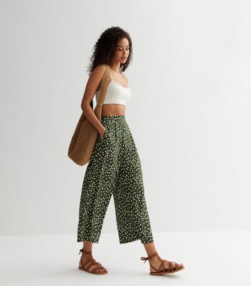 New look store cropped trousers