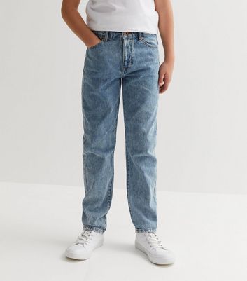 Boys acid washed store jeans