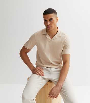 Only & Sons Stone Jersey Short Sleeve Polo Top