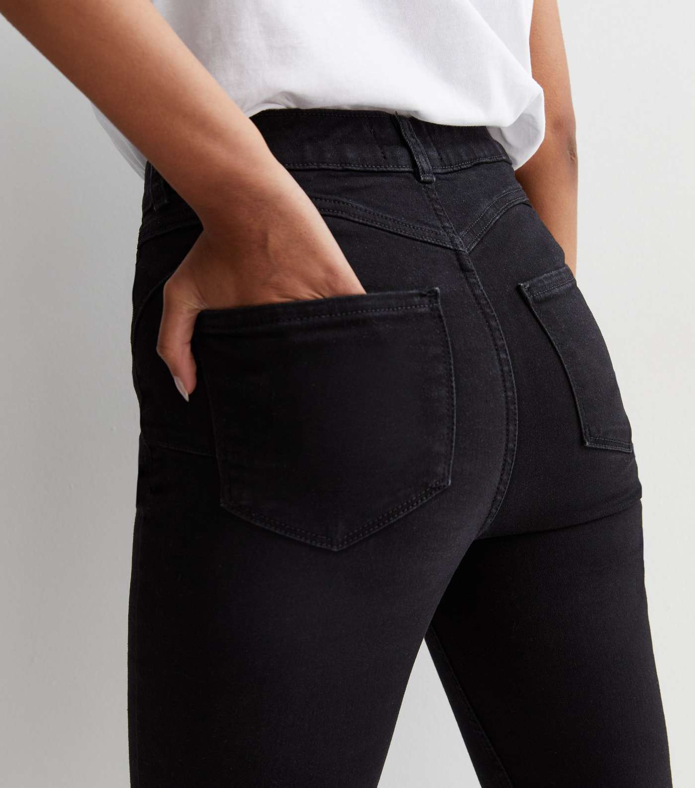 Black Lift & Shape Jenna Skinny Jeans Image 5