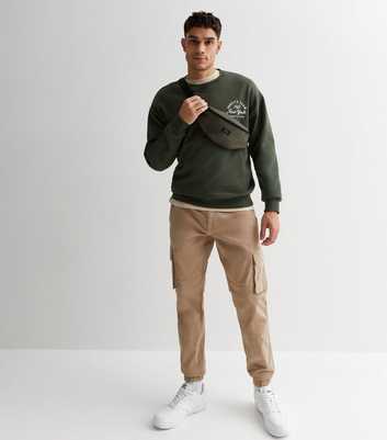 Only & Sons Stone Cuffed Cargo Trousers