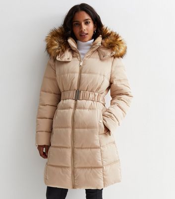 women's petite hooded down puffer coat