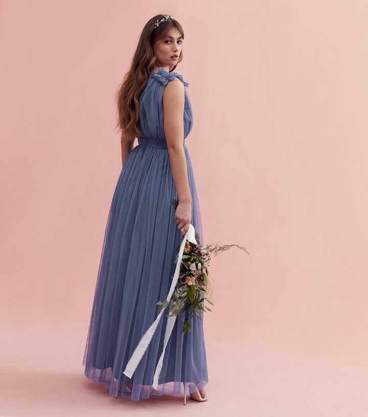 v neck plain maxi dress
