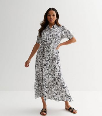 New look clearance white shirt dress