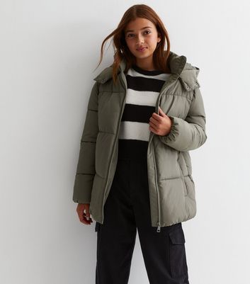 Girls olive jacket sale