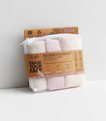 3 Pack Multicoloured Erase Your Face Reusable Cloths