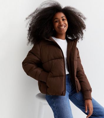 Girls winter puffer jacket online