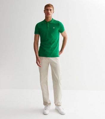 Green white polo clearance shirts