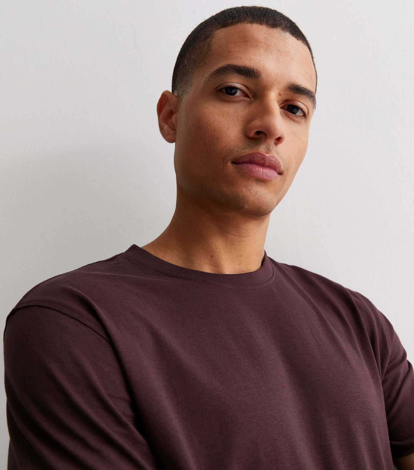 Only & Sons Dark Brown Crew Neck Short Sleeve T-Shirt Image 2