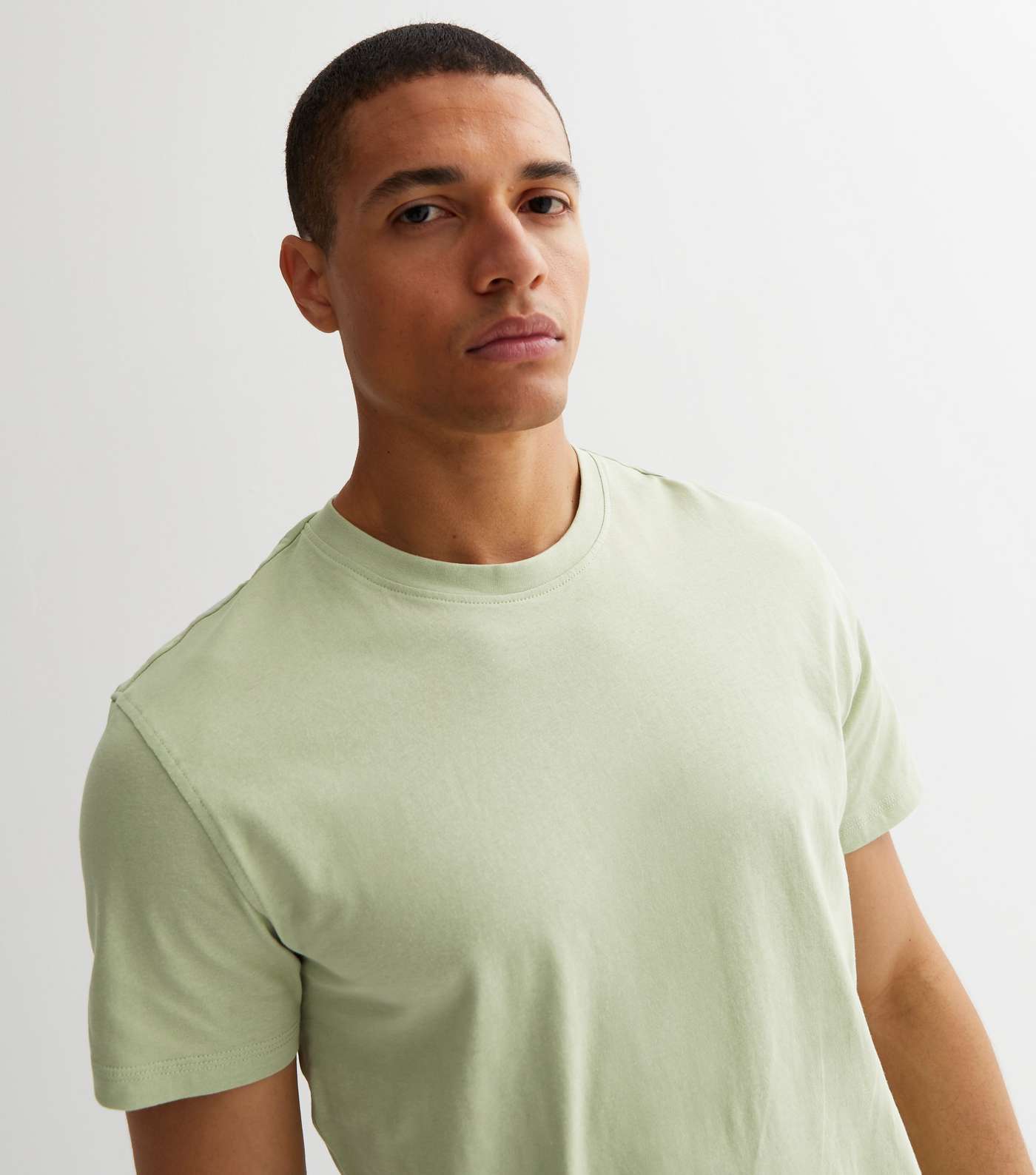 Only & Sons Light Green Crew Neck Short Sleeve T-Shirt