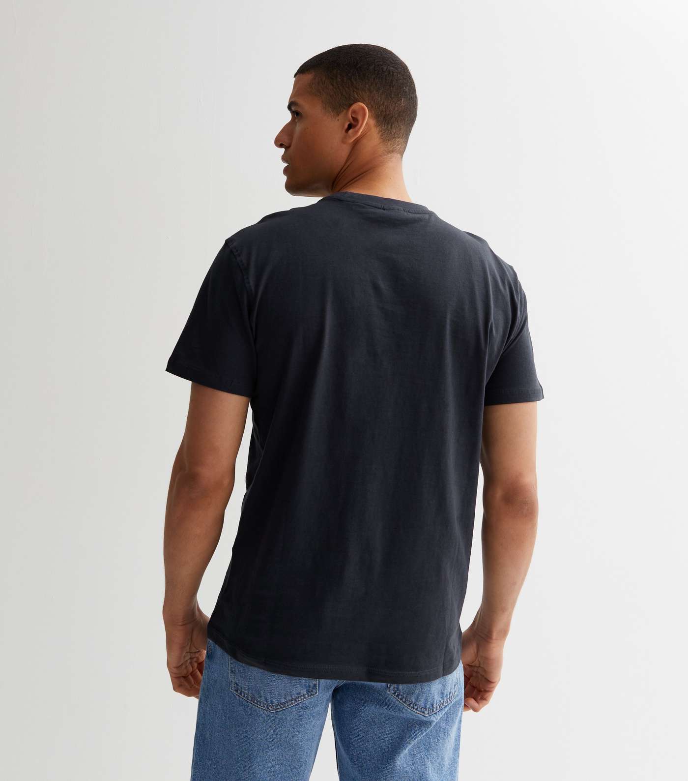 Only & Sons Navy Crew Neck Short Sleeve T-Shirt Image 4