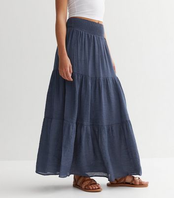 Long skirt elastic clearance waist