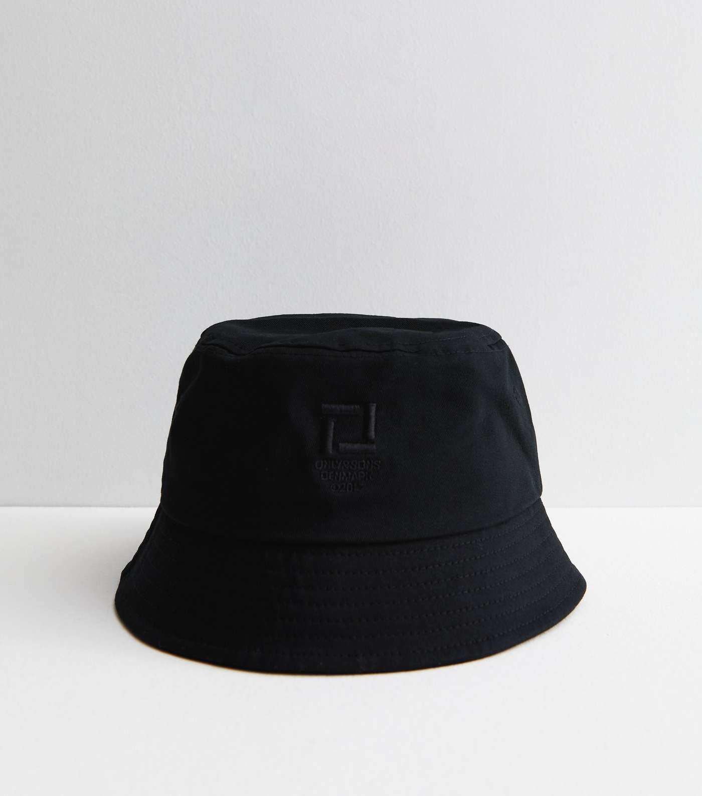 Only & Sons Black Embroidered Logo Bucket Hat Image 2