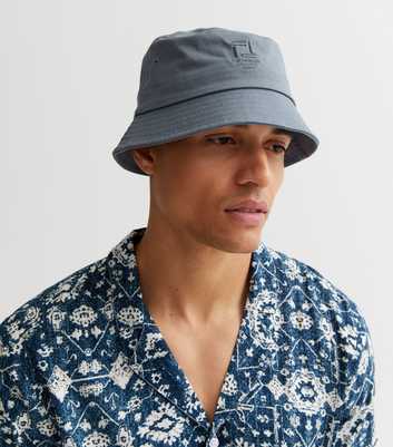 Only & Sons Teal Embroidered Logo Bucket Hat