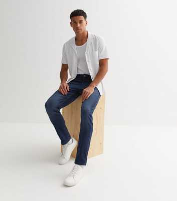 New Look slim rigid in washed jeans black