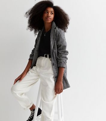 New look checked on sale blazer