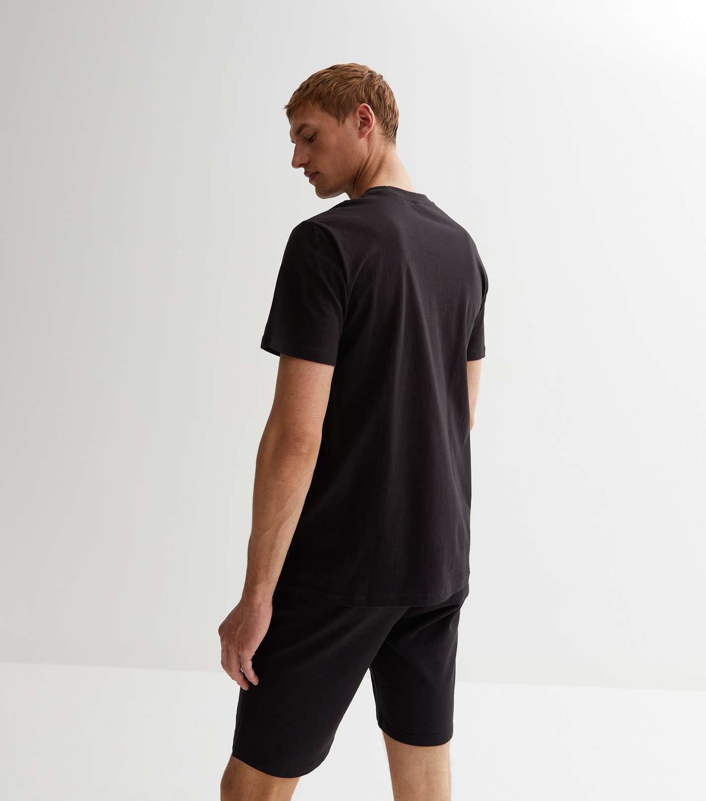 Only & Sons Black Jersey Shorts Image 4