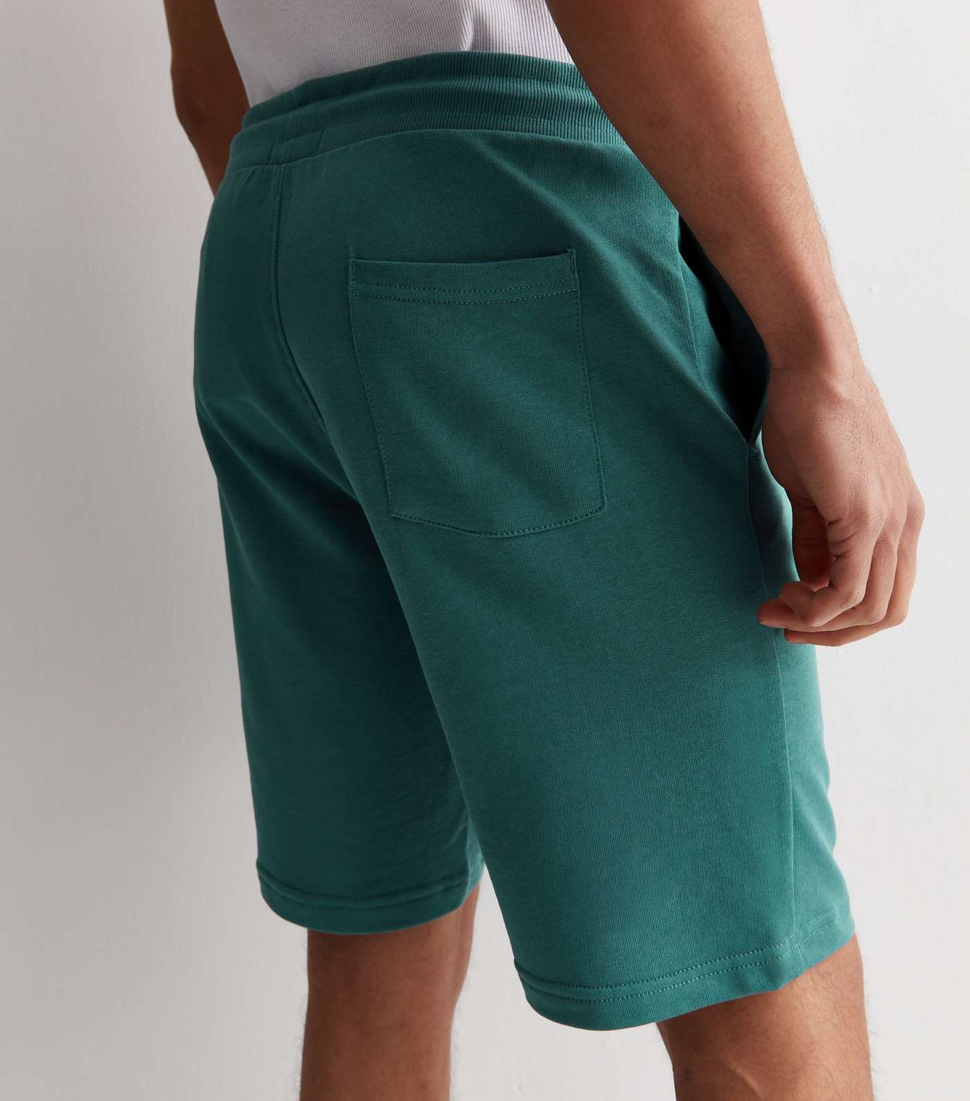 Only & Sons Teal Jersey Shorts Image 4