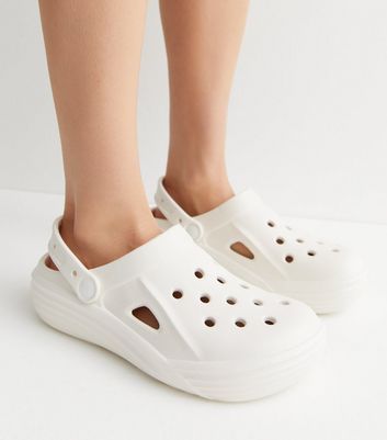 White clog clearance shoes