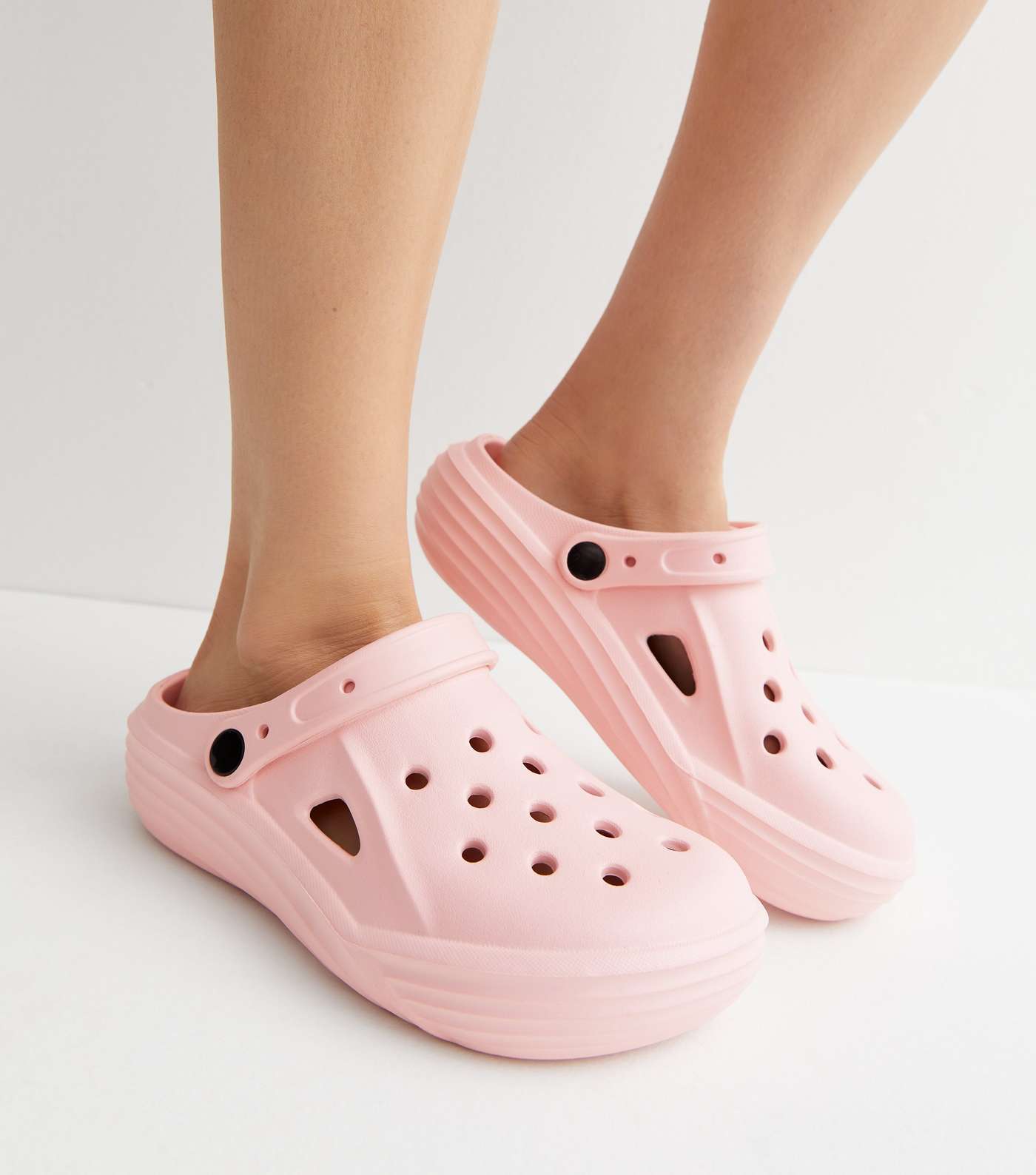 Pink Clog Sandals Image 2