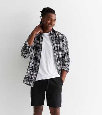 Only & Sons Black Cotton Shorts