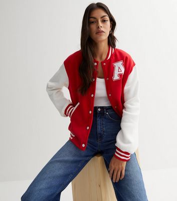 Red Rose Embroidered Reversible Bomber Jacket – Bloomlala