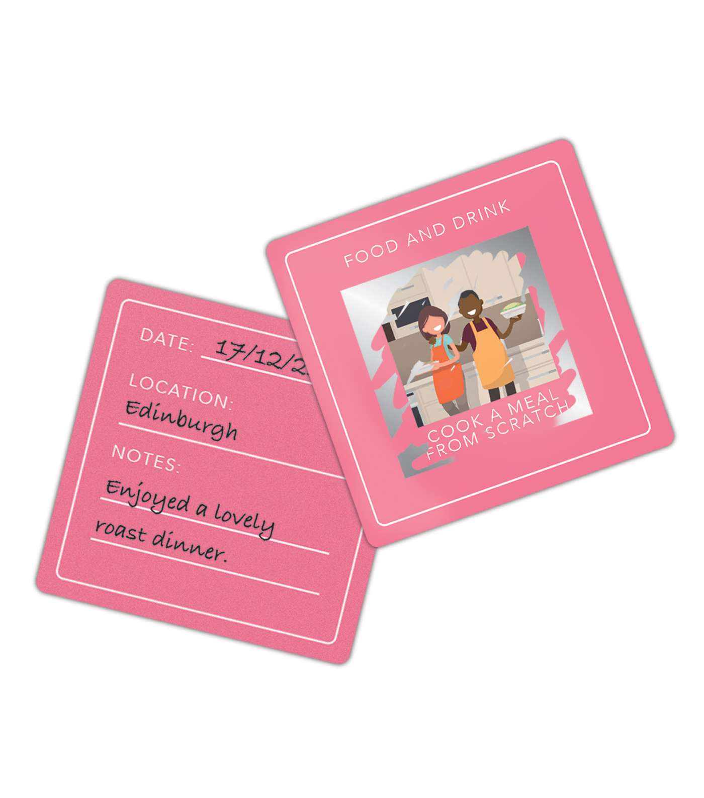 Pink Date Night Bucket List Scratch Cards Image 4