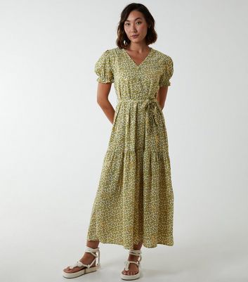 Floral button down store maxi dress