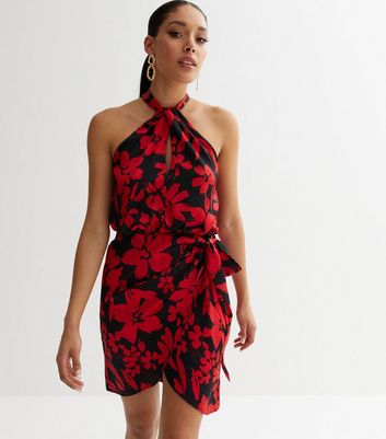 New look sales halter neck dress