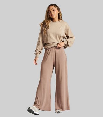 Wide leg cropped lounge hot sale pants