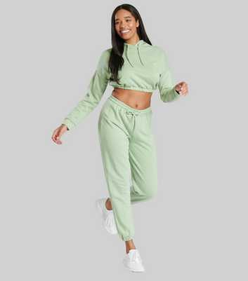 South Beach Light Green Jersey Joggers