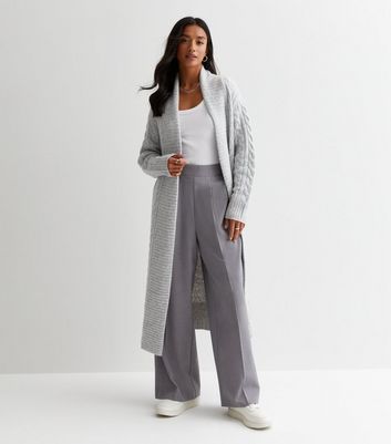 Long 2025 gray cardigan