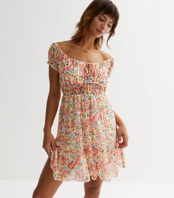 New look cameo rose hot sale dress