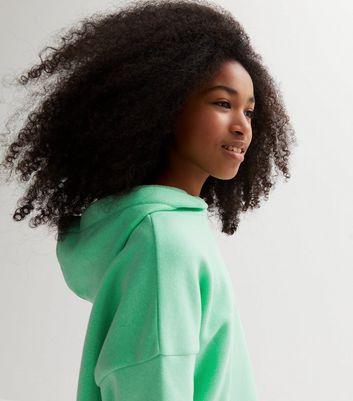 Green on sale hoodie girls