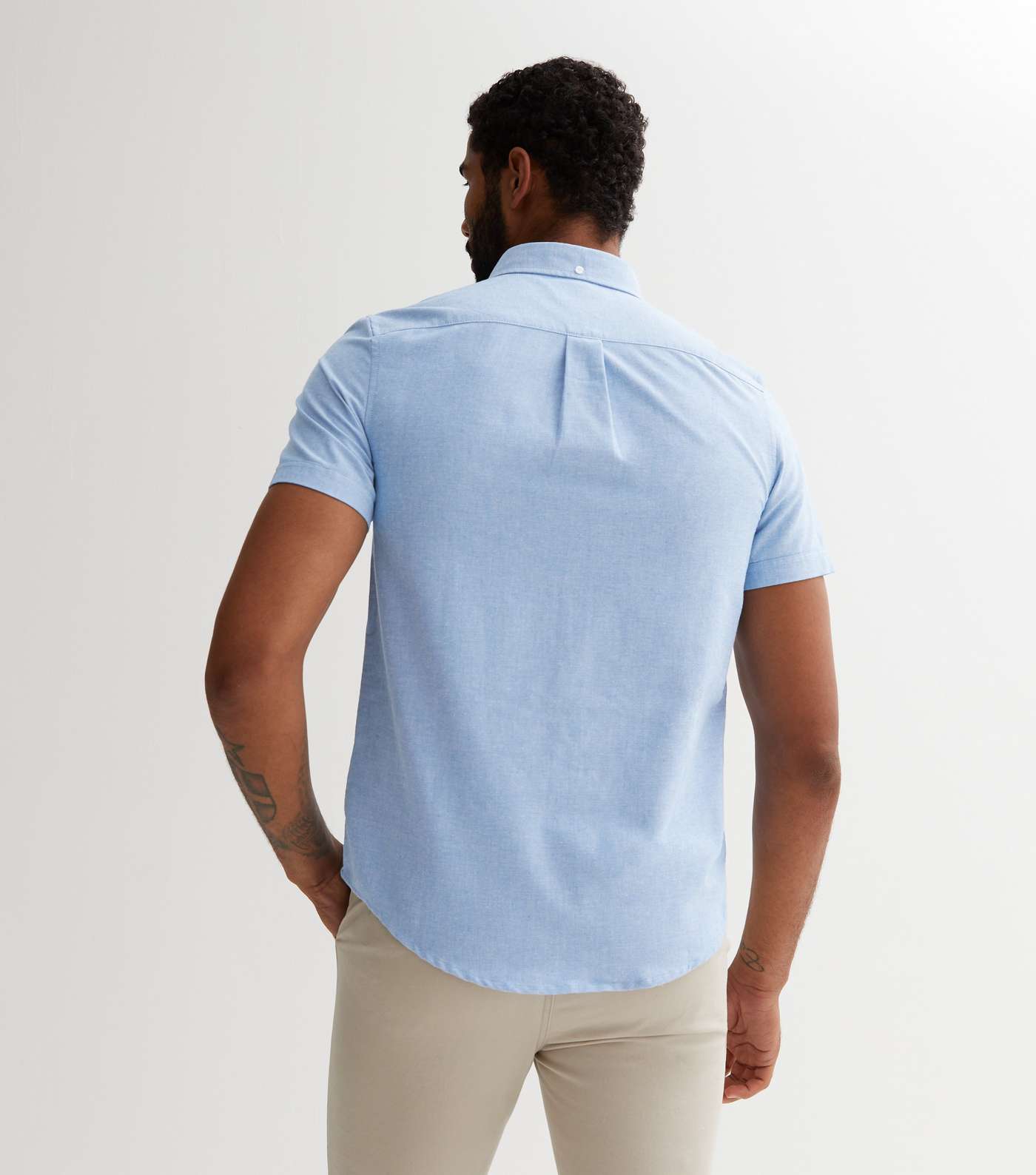 Farah Blue Short Sleeve Shirt Image 4