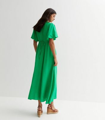 New look shop button midi dress