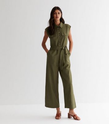 New look 2024 khaki playsuit