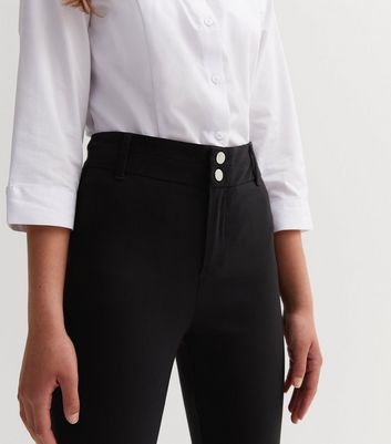 Black Singlecolour chino trousers  Buy Online  Terranova