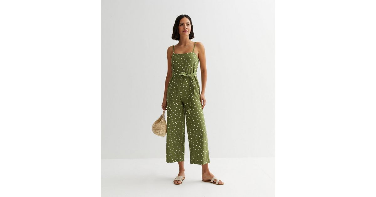 5212059 Green Strappy Jumpsuit