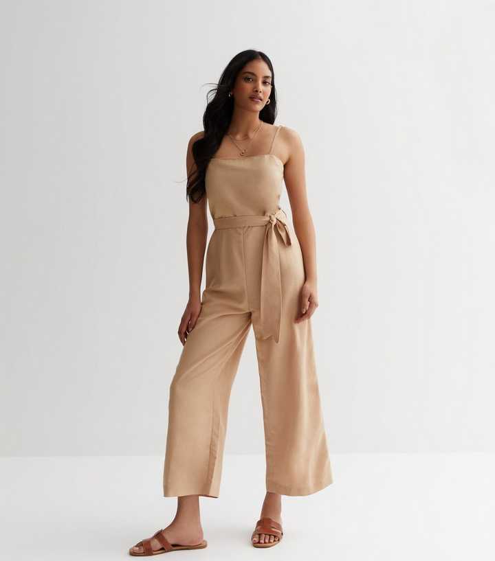 Wide Leg Cropped Maternity & Nursing Jumpsuit