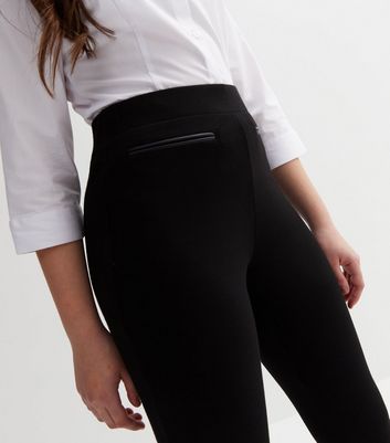 Athletic Fit Stretch Tuxedo Pants - Solid Black