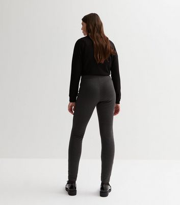 High Waist Slim Stretch Trousers