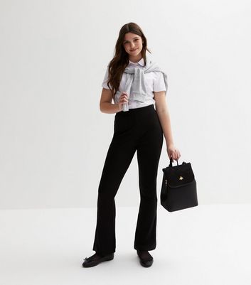 New look girls black on sale trousers