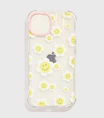 SkinnyDip Yellow Happy Flower Face iPhone Shock Case
