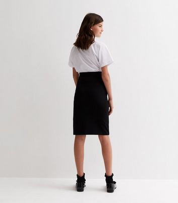 High waisted work skirt for ladies hand tailored in four season fabrics