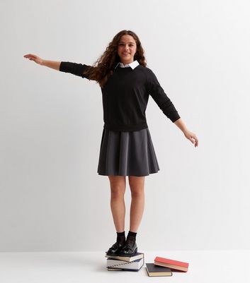 Black school hotsell jumper new look