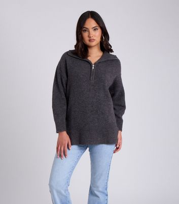 Smokey grey deals sherpa pullover