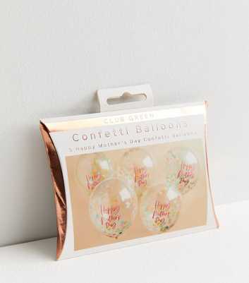 5 Pack Gold Mothers Day Confetti Balloons